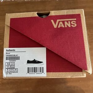 Vans Black Sneakers Classic Style